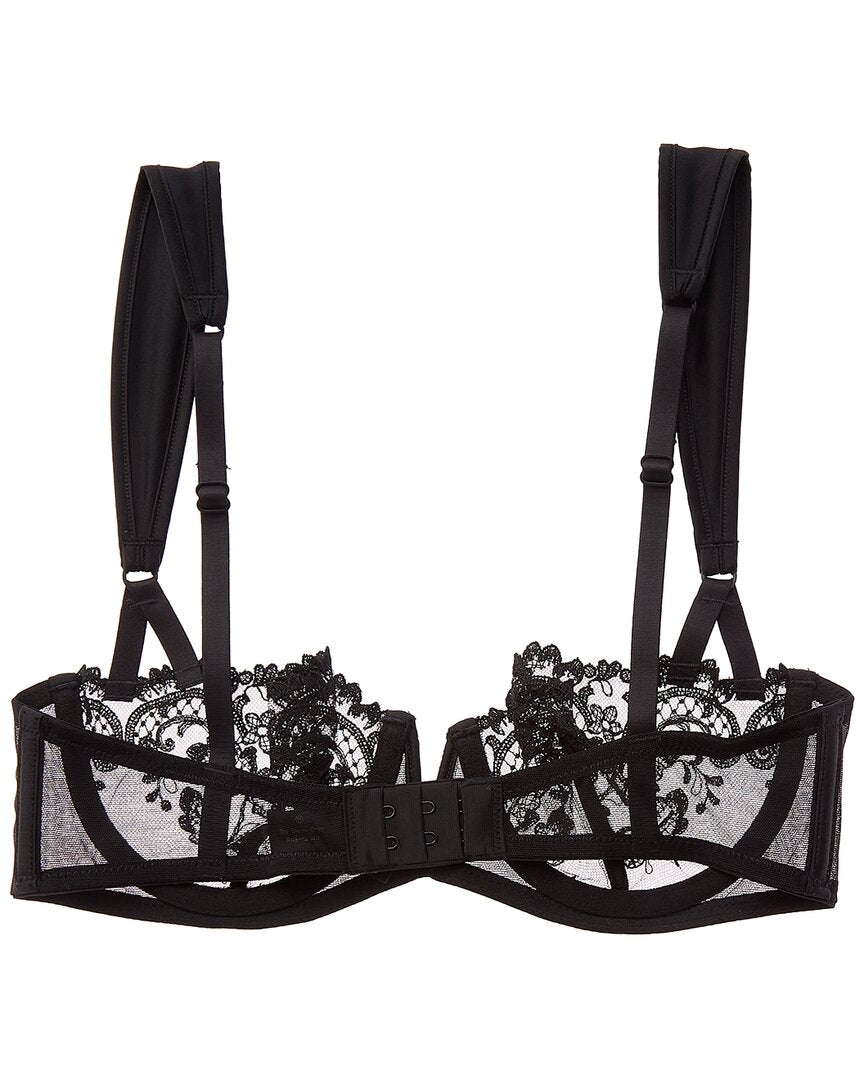 KIKI DE MONTPARNASSE Kiki De Montparnasse Juliette Silk-Trim Balconette Bra