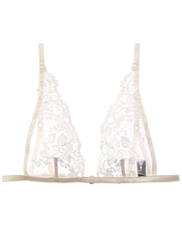 KIKI DE MONTPARNASSE Kiki De Montparnasse Juliette Soft Silk-Trim Bra