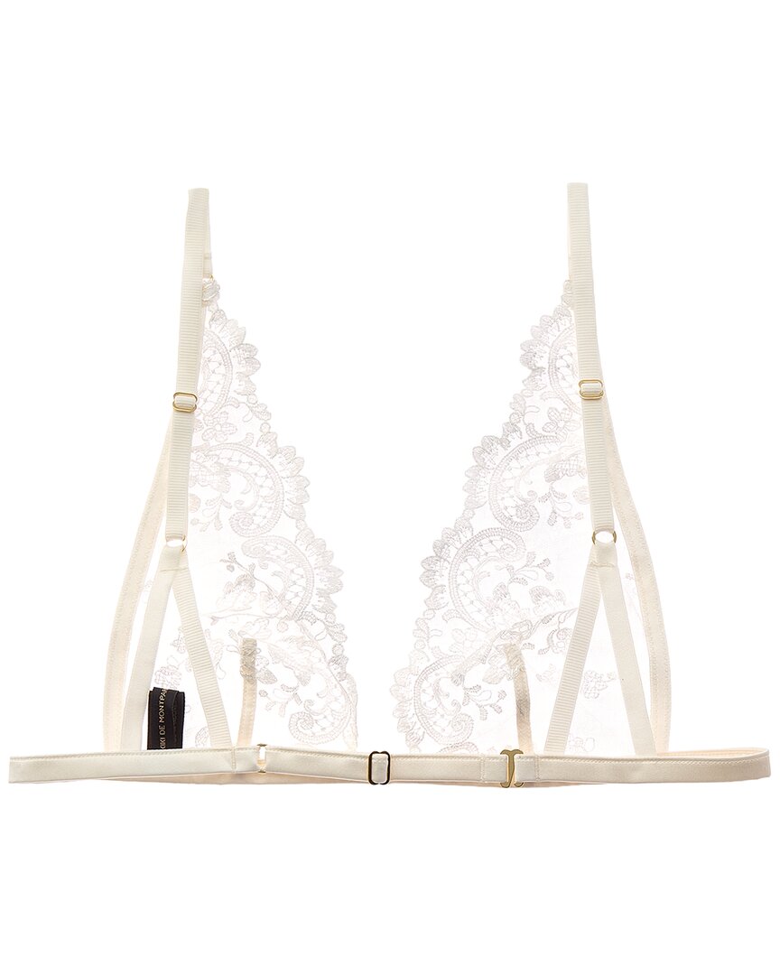 KIKI DE MONTPARNASSE Kiki De Montparnasse Juliette Soft Silk-Trim Bra