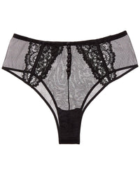 KIKI DE MONTPARNASSE Kiki De Montparnasse Juliette High-Waist Silk-Trim Panty