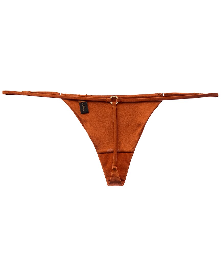 KIKI DE MONTPARNASSE Kiki De Montparnasse Tous Les Jours Silk-Blend G-String