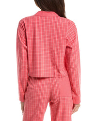 Florence By Mills Florence By Mills Micro Plaid Crop Shirt