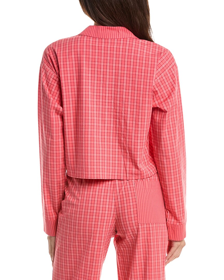Florence By Mills Florence By Mills Micro Plaid Crop Shirt