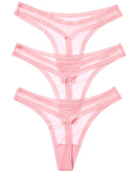 Ongossamer 3Pk Hip-G Thong