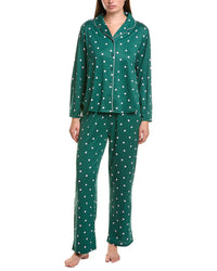Flora By Flora Nikrooz 2Pc Printed Knit Pajama Set