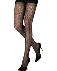 Emilio Cavallini Emilio Cavallini Chevron Lace Tights