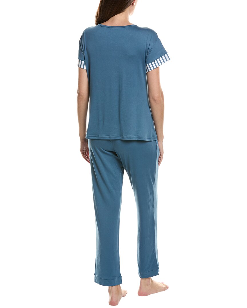 Thread & Stitch 2Pc Crew Neck Top & Pant Pj Set