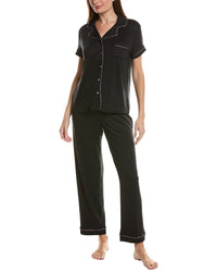 Thread & Stitch 2Pc Notch Collar Top & Pant Pj Set