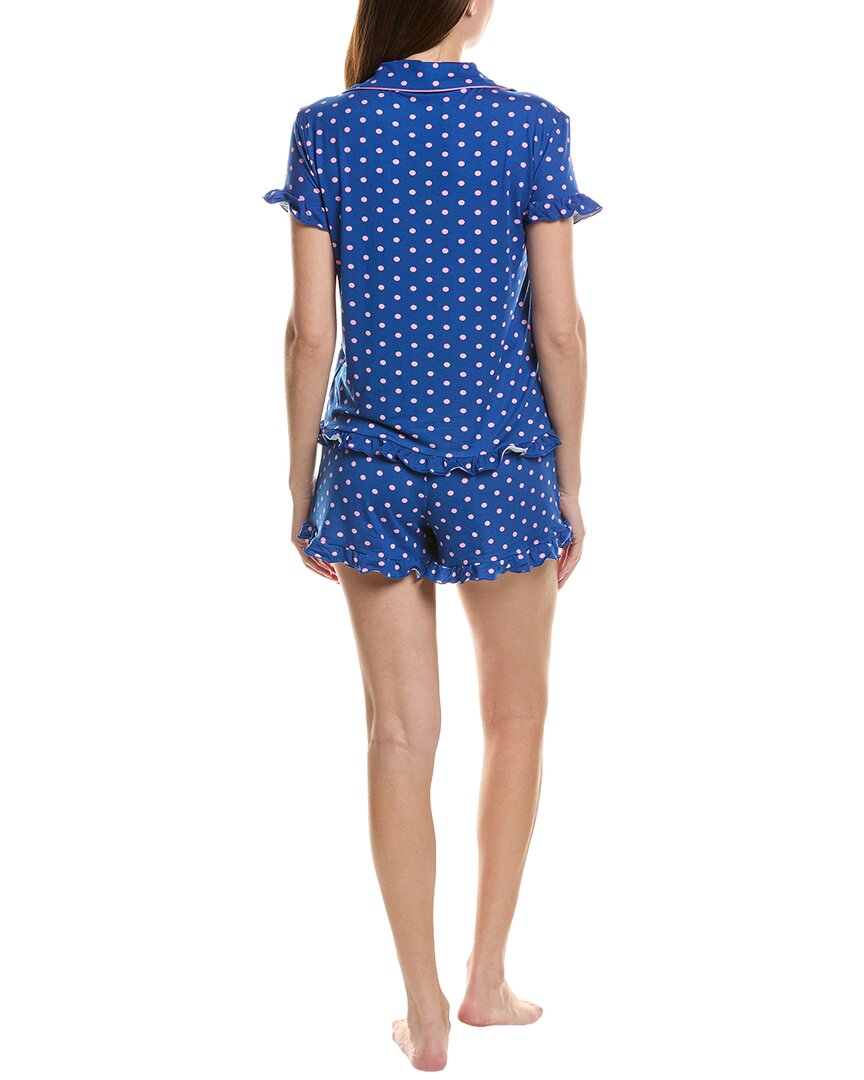 Sweet Whispers 2Pc Notch Collar Top & Short Pj Set