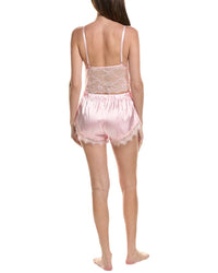 Sugar 2Pc Lace Bralette & Satin Short Set