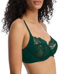 Skarlett Blue Entice Lace Full Coverage Side Support Balconette Bra