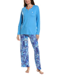Hue 2Pc Timeless Jersey Pajama Set