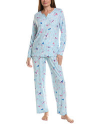 Hue 2Pc Timeless Jersey Pajama Set