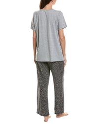 Hue 2Pc Embellished Pajama Set