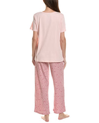 Hue 2Pc Embellished Pajama Set