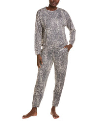 Dkny 2Pc Long Sleeve Top & Jogger Sleep Set