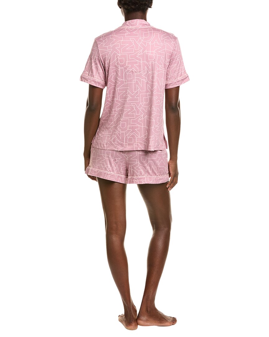 Dkny 2Pc Short Sleeve Top & Boxer Sleep Set
