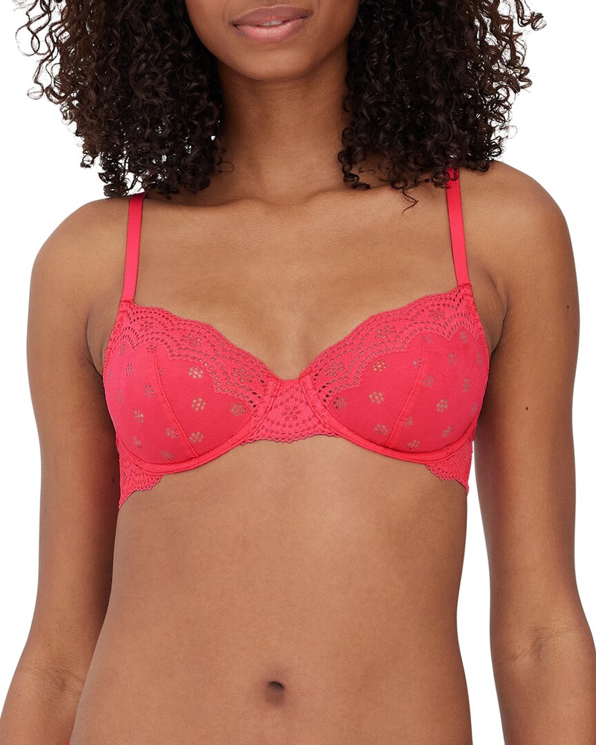 Skarlett Blue Smitten Unlined Underwire Bra 32C Pink