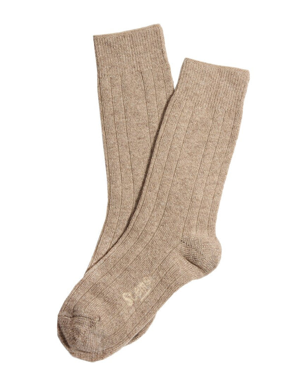 Stems Lux Cashmere & Wool-Blend Crew Sock Gift Box