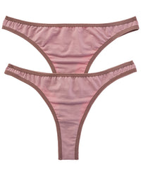 Bamboo Set Of 2 Seamless Cheeky Thong
