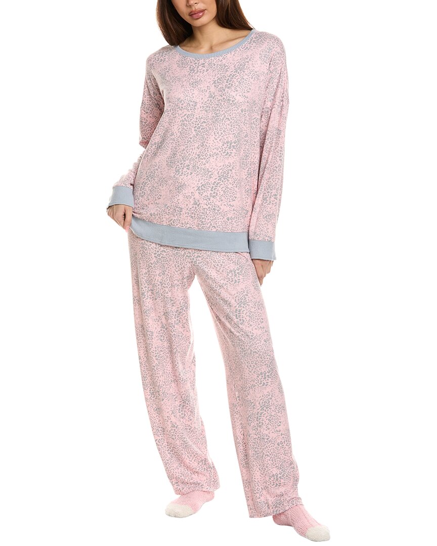 Ellen Tracy 2Pc Top & Pant Pajama Set