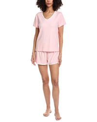 Tommy Hilfiger 2Pc V-Neck T-Shirt & Boxer Pajama Set