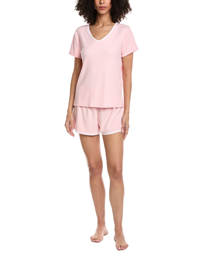 Tommy Hilfiger 2Pc V-Neck T-Shirt & Boxer Pajama Set
