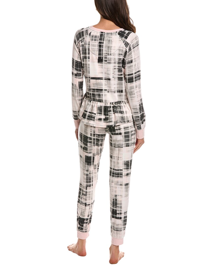 Kensie Kensie Womens  2Pc Top & Jogger Pant Set, Xs, Grey