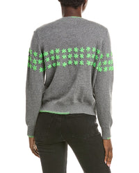Brodie Cashmere Floral Embroidery Cashmere Sweater