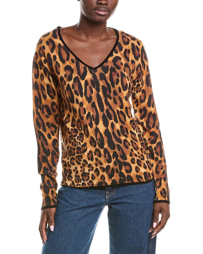 Brodie Cashmere Patsy V-Neck Cashmere Sweater