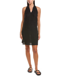 Natori Waves Mini Halter Dress Black