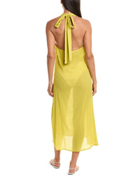 Natori Gauze Maxi Halter Dress