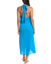 Natori Gauze Maxi Halter Dress