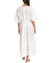Natori Palm Caftan Dress