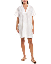 Natori Palm Oversized Caftan Regular 2 (XS) White