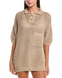 Haight Joana Knit Shirt Brown Multi