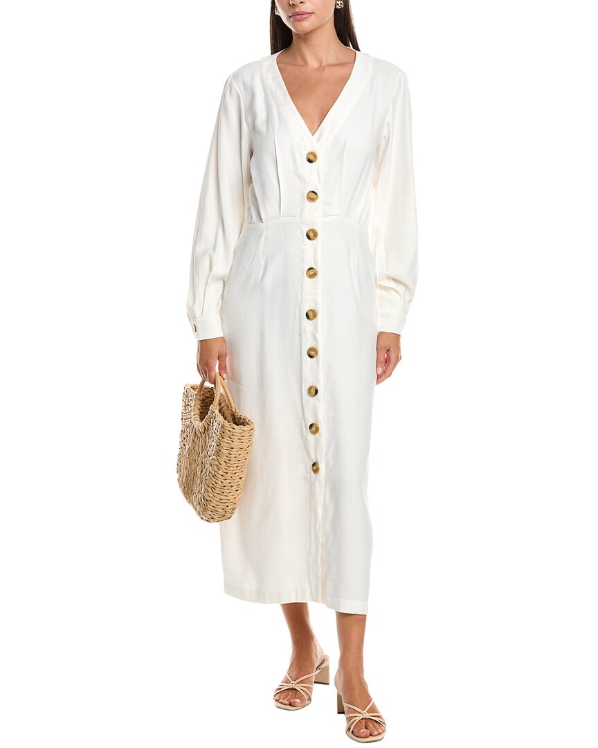 Haight Camila Maxi Dress White