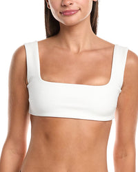 Haight Manu Crepe Bikini Top Regular 0 (XS) White