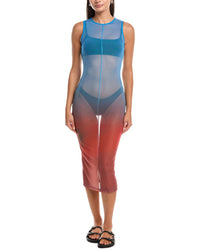 Haight Taiane Mesh Dress Red
