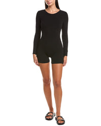 Haight Aurora Knit Playsuit Black
