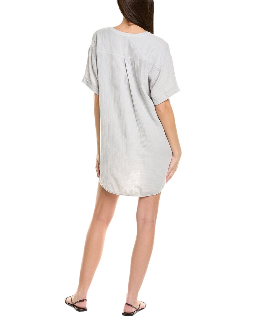 CHRLDR Chrldr Lydia Rolled Sleeve Mini Gauze Dress