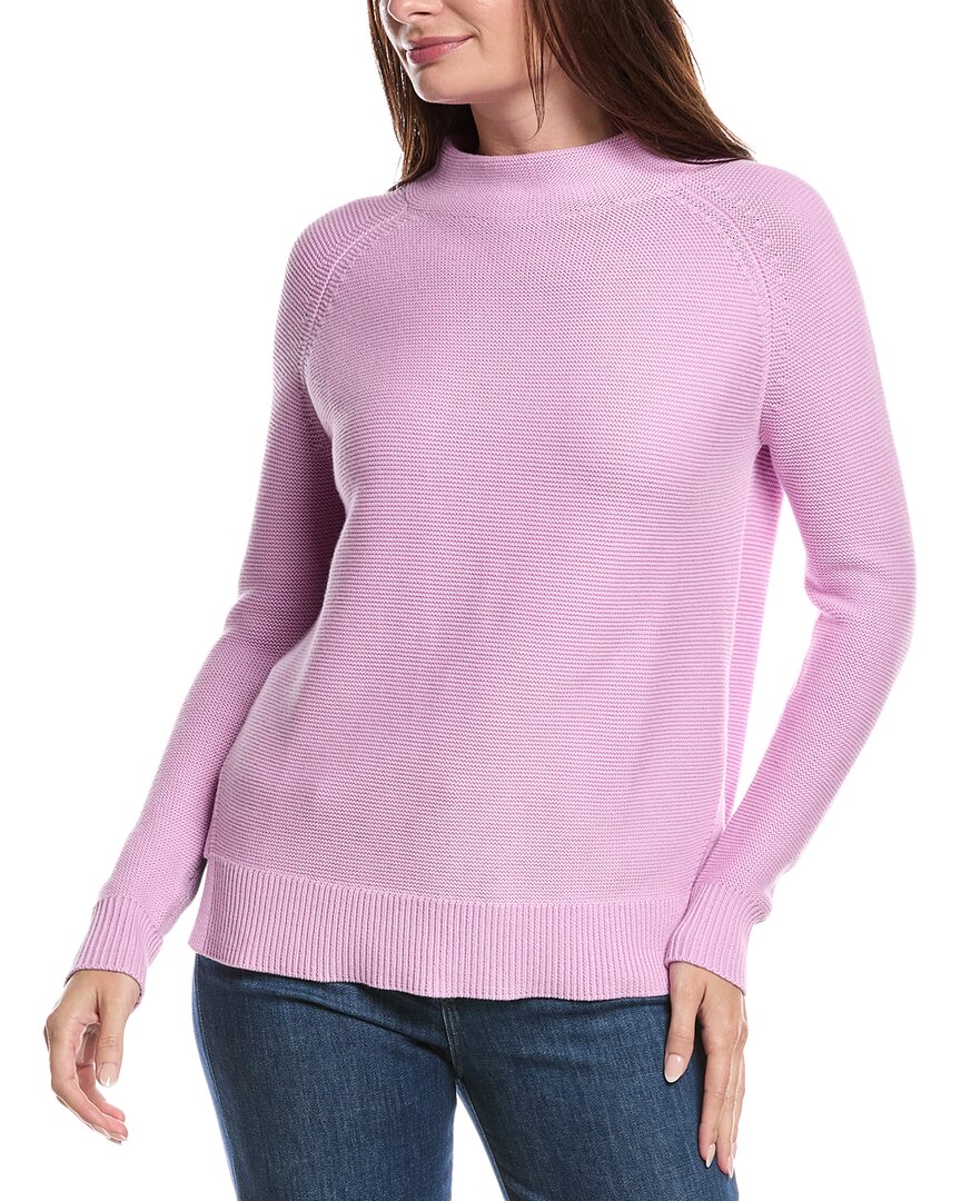 Forte Cashmere Garter Funnel Neck Sweater