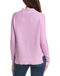 Forte Cashmere Garter Funnel Neck Sweater