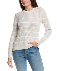 Forte Cashmere Waffle Knit Sweater