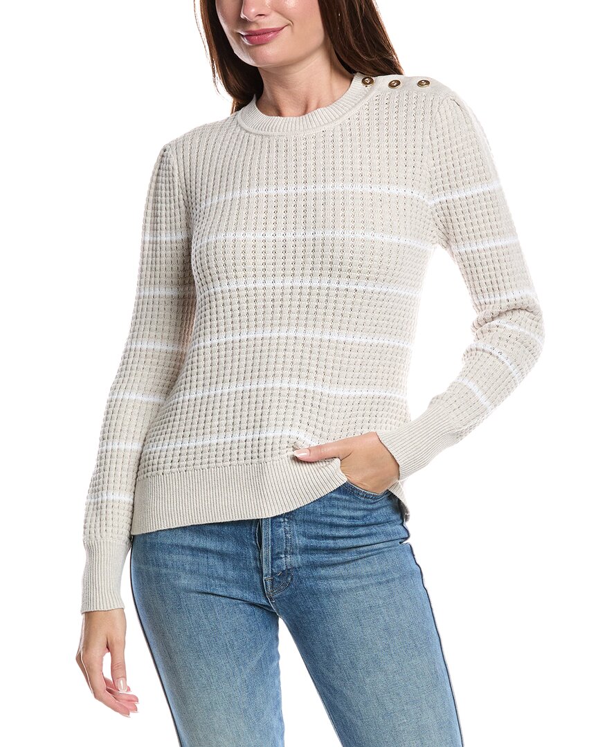 Forte Cashmere Waffle Knit Sweater
