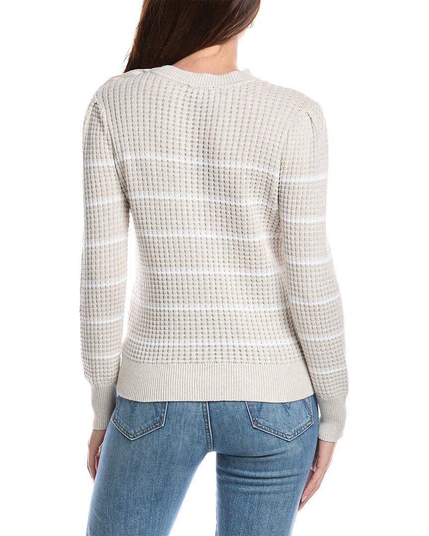 Forte Cashmere Waffle Knit Sweater
