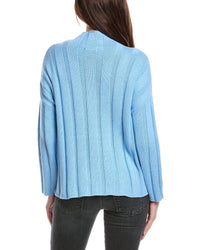 Forte Cashmere Rib Funnel Neck Sweater