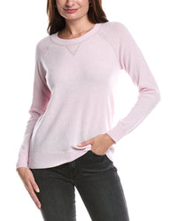 Forte Cashmere Coverstitch Cashmere Sweatshirt