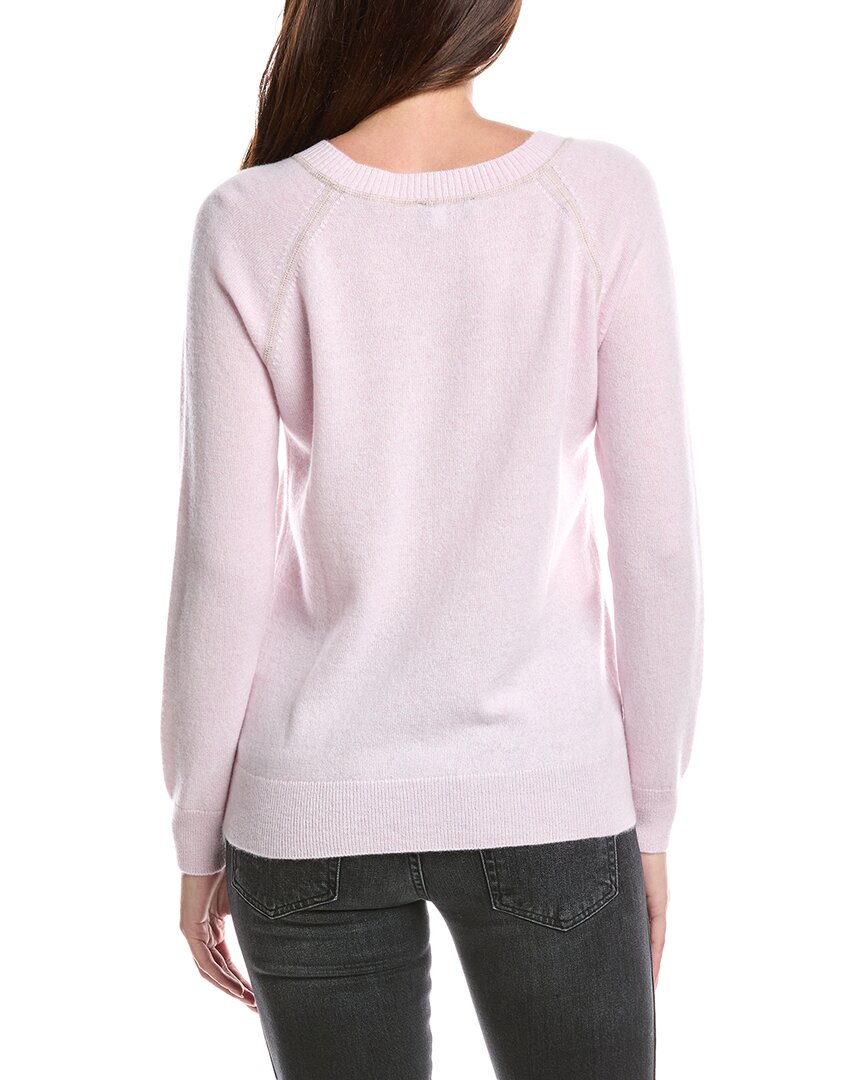 Forte Cashmere Coverstitch Cashmere Sweatshirt