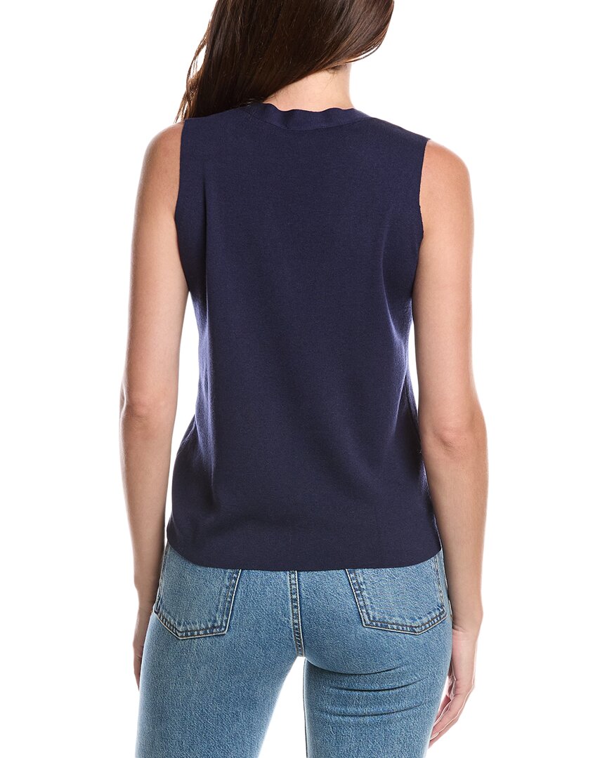 Forte Cashmere V-Neck Silk & Cashmere-Blend Vest